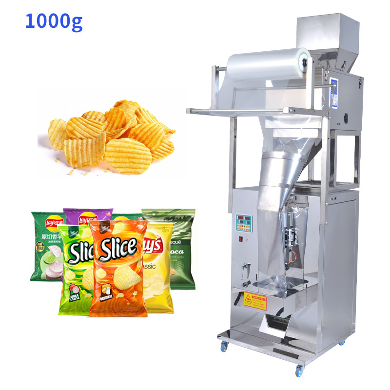 500g 1kg 2kg Multi-function Automatic Grain Salt Sugar Rice Sachet Packaging Machine