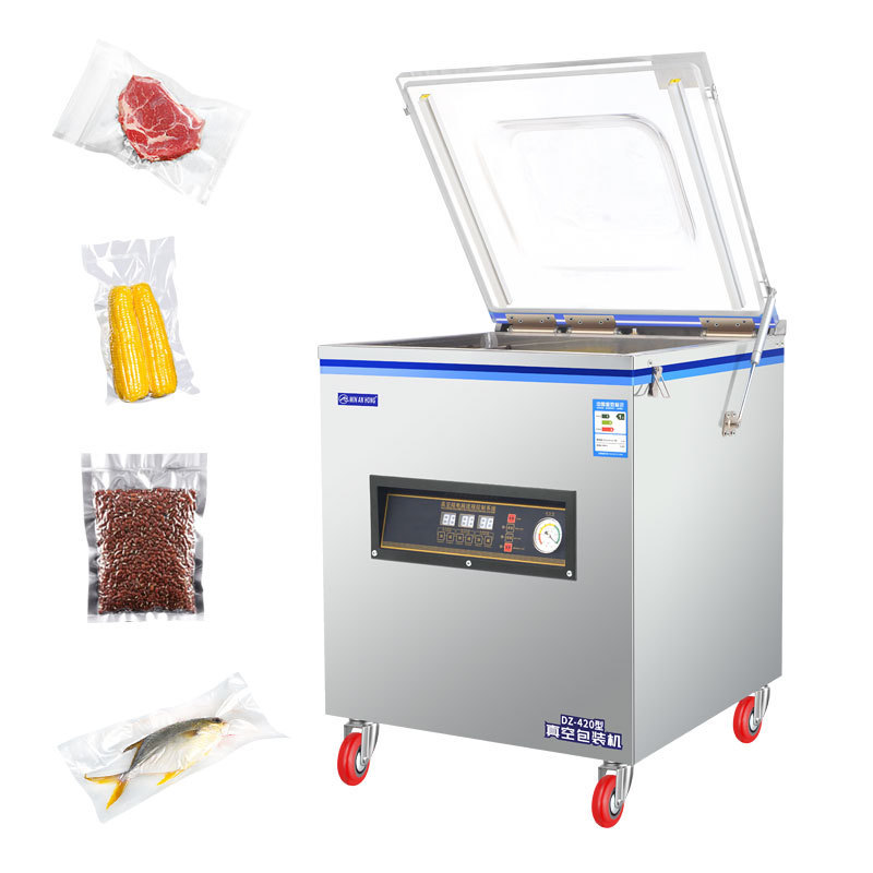 Industrial pump vacuum sealer commercial food meat seafood grains candy nuts multi-function vacuum packing machine