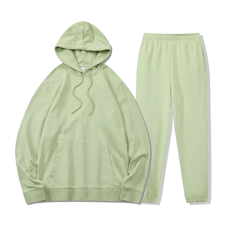 Hoodie with different color hood hoodie set unisex high quality custom hoodies and sweatpants set