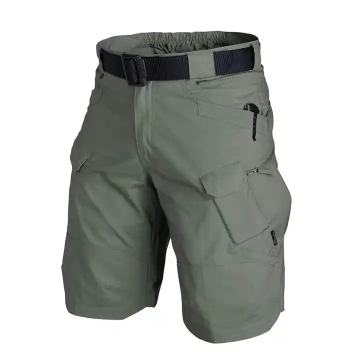 Wholesale Mens Elastic Waist Cargo Pants Plus Size Men's Short Pants Outdoor Work Cargo Shorts for Men