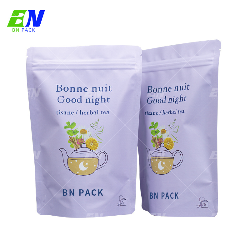 Corn starch PLA biodegradable packaging reusable food pouch powder packaging