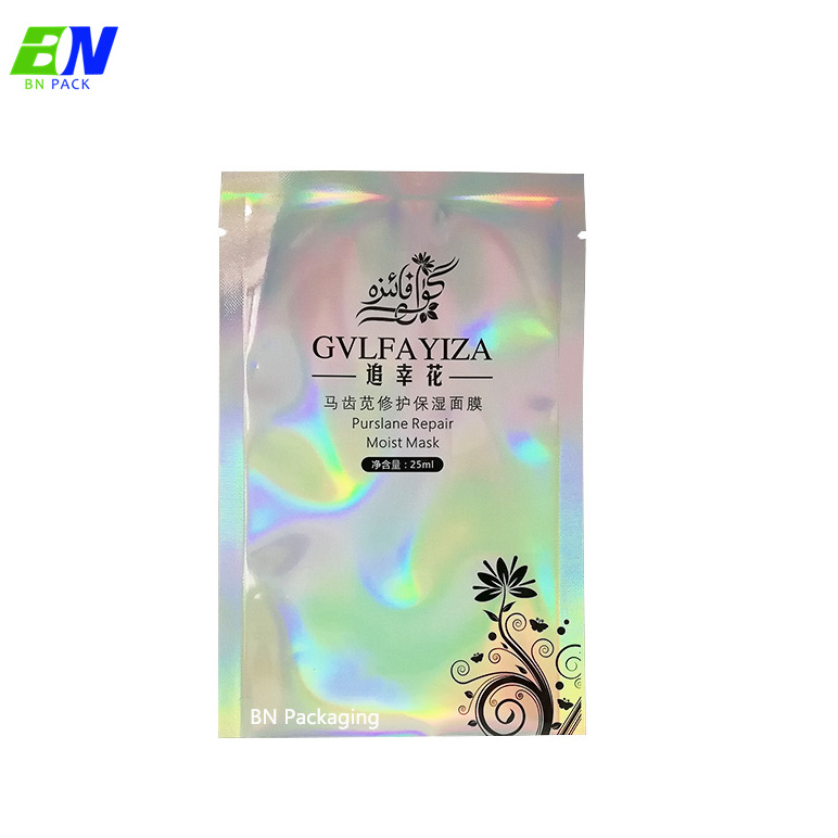 Manufacture smell proof cosmetic shampoo samples packet small three sides sealed sachets