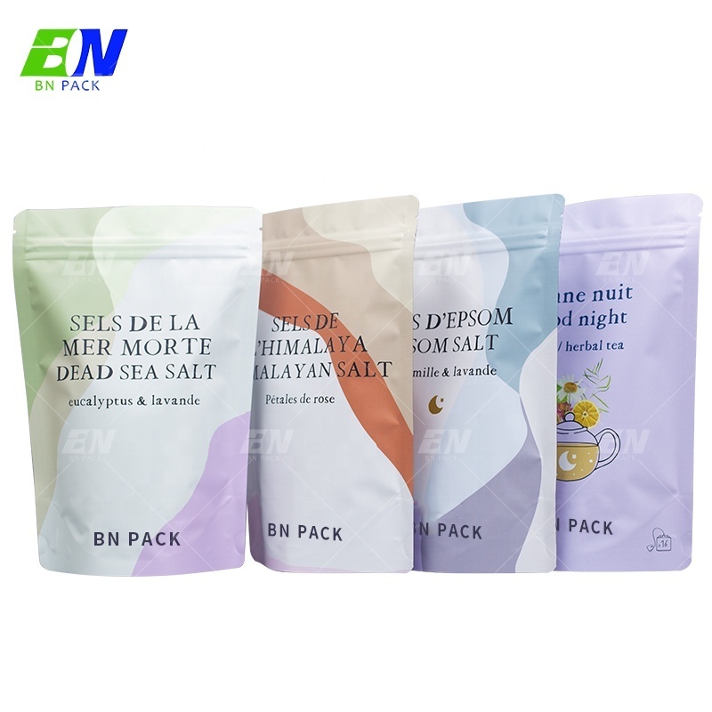 Corn starch PLA biodegradable packaging reusable food pouch powder packaging