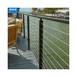 BNS Custom Stainless Steel Balustrade Stair Cable Railing System Stainless steel Cable Railing vloer balustrade