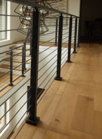 BNS Wire Railing Cost Cheap Tensioning Stainless Steel Cable Balustrade Railing Post Construction Usage Railing