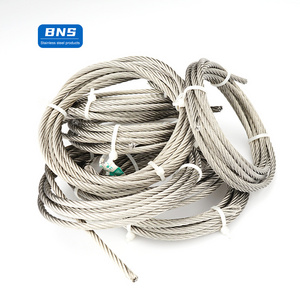 BNS Excellent Quality Stainless Steel 304 3mm Cable for Deck Railing Multiple Strands 25mm steel wire rope