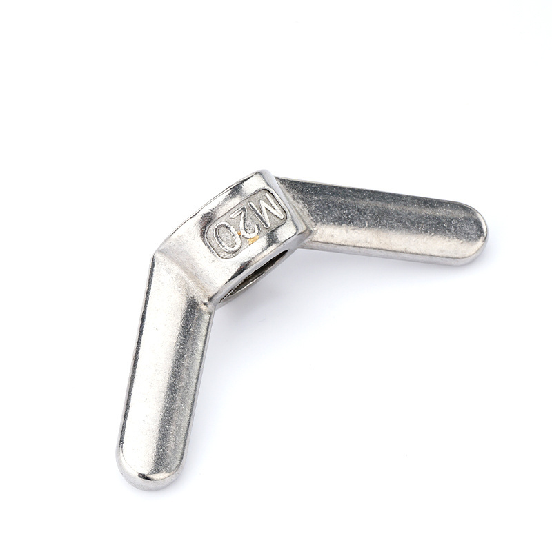 BNS Professional Manufacture M16 Stainless Steel 6mm Butterfly Eye Bolt High Quality Stainless Steel Wing Nuts