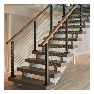 BNS Interior Outdoor Stainless Steel Systems Cable Railing Hardware Stainless Steel Balcony Railing Cable Stair Railing