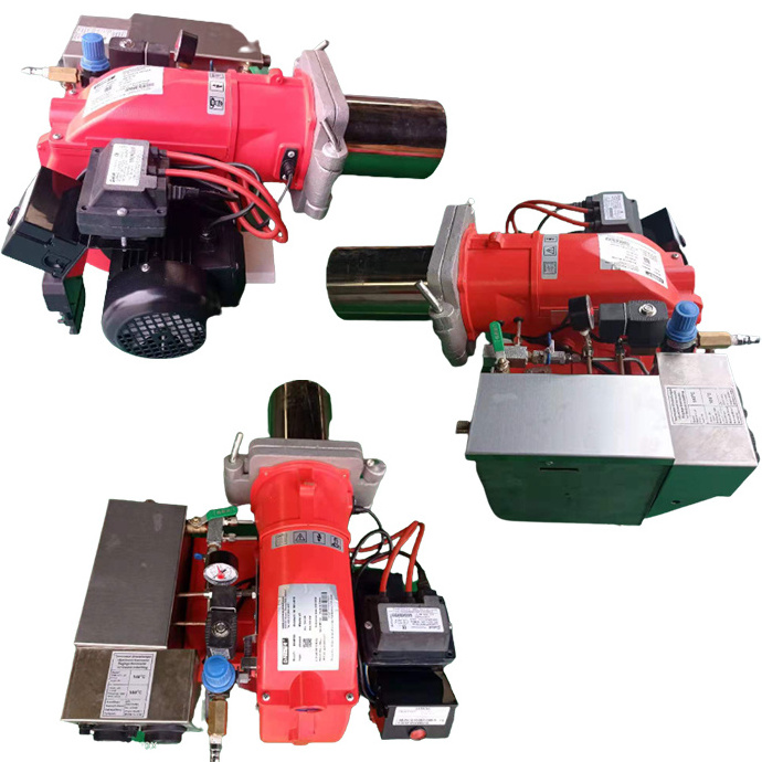 Waste oil heater with compressor waste oil burner