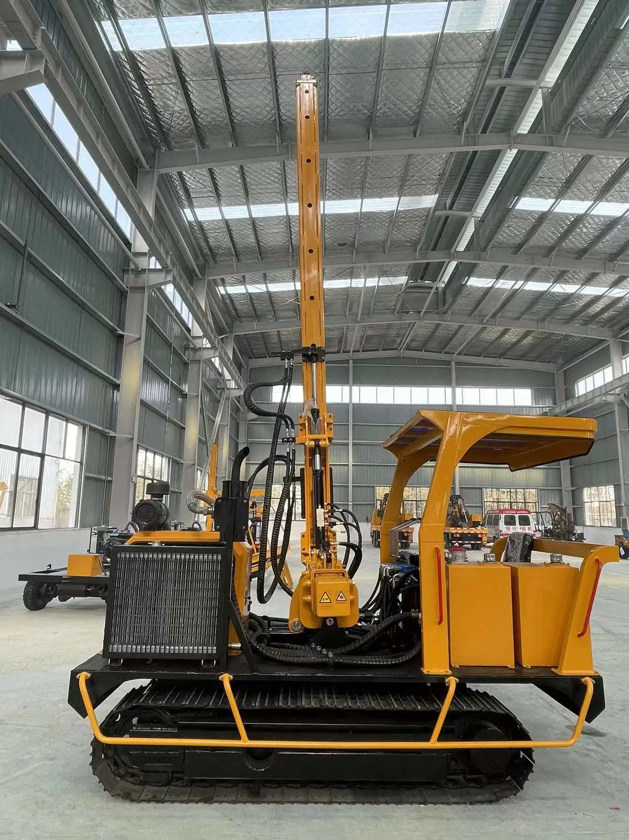 New Design Drilling Piling Screwing Drop Hammer Pile Driver BH-LGST240402for Highway Guardrail Construction Solar Project