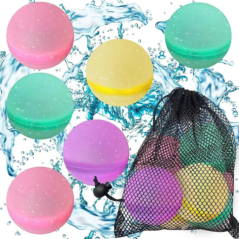 Self Sealing Water Balls Bombs Magnetic Reusable Silicone balloons Silicone Splash Water Balloons Balls Bomb