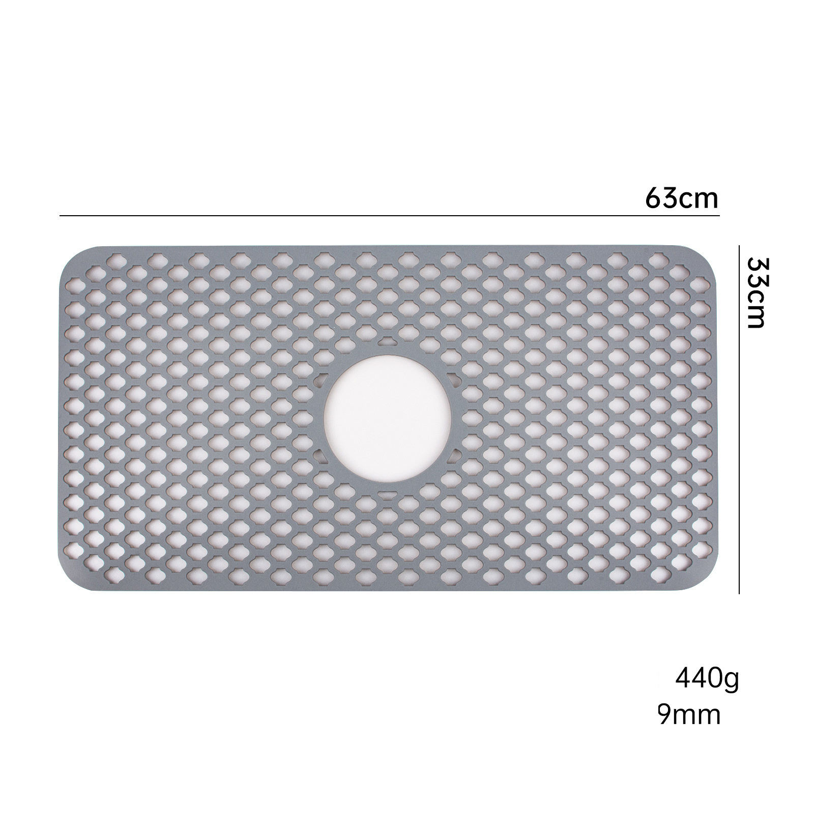 2022 Silicone Sink Mat Foldable Non-Slip Soaking Pad Grid Accessory Rear Drain Kitchen Sink Protector Mats