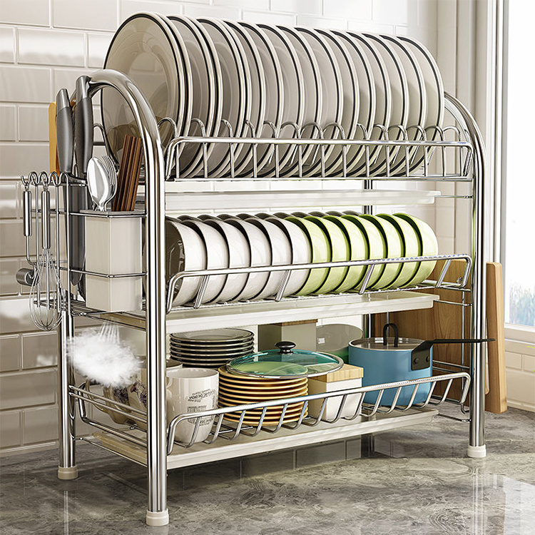 3 tier sink dry the dish rack drain storage water drain rack storage holders storage shelf rack