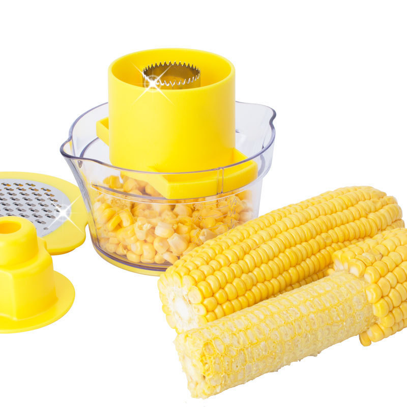 Corn Stripping Tool Remove Kernels Manual Stainless Steel Blade Corn Kernel Peeler