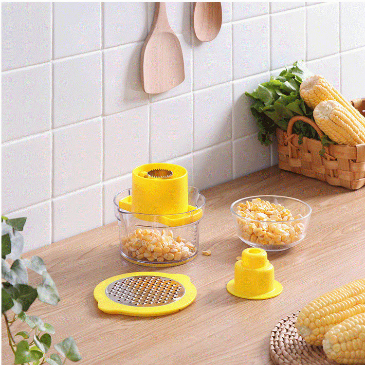 Corn Stripping Tool Remove Kernels Manual Stainless Steel Blade Corn Kernel Peeler