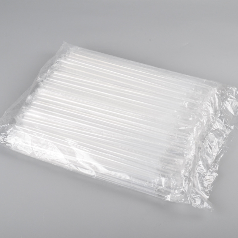 PP Transparent 6x170mm Diameter Straws Disposable Straight Plastic Straws for Juice Drinks