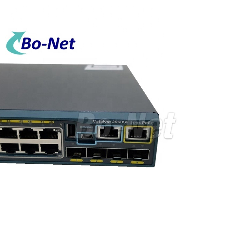 Used WS-C2960S-F48FPS-L 2960S Series 48 port POE 740W 4 x SFP network Switch