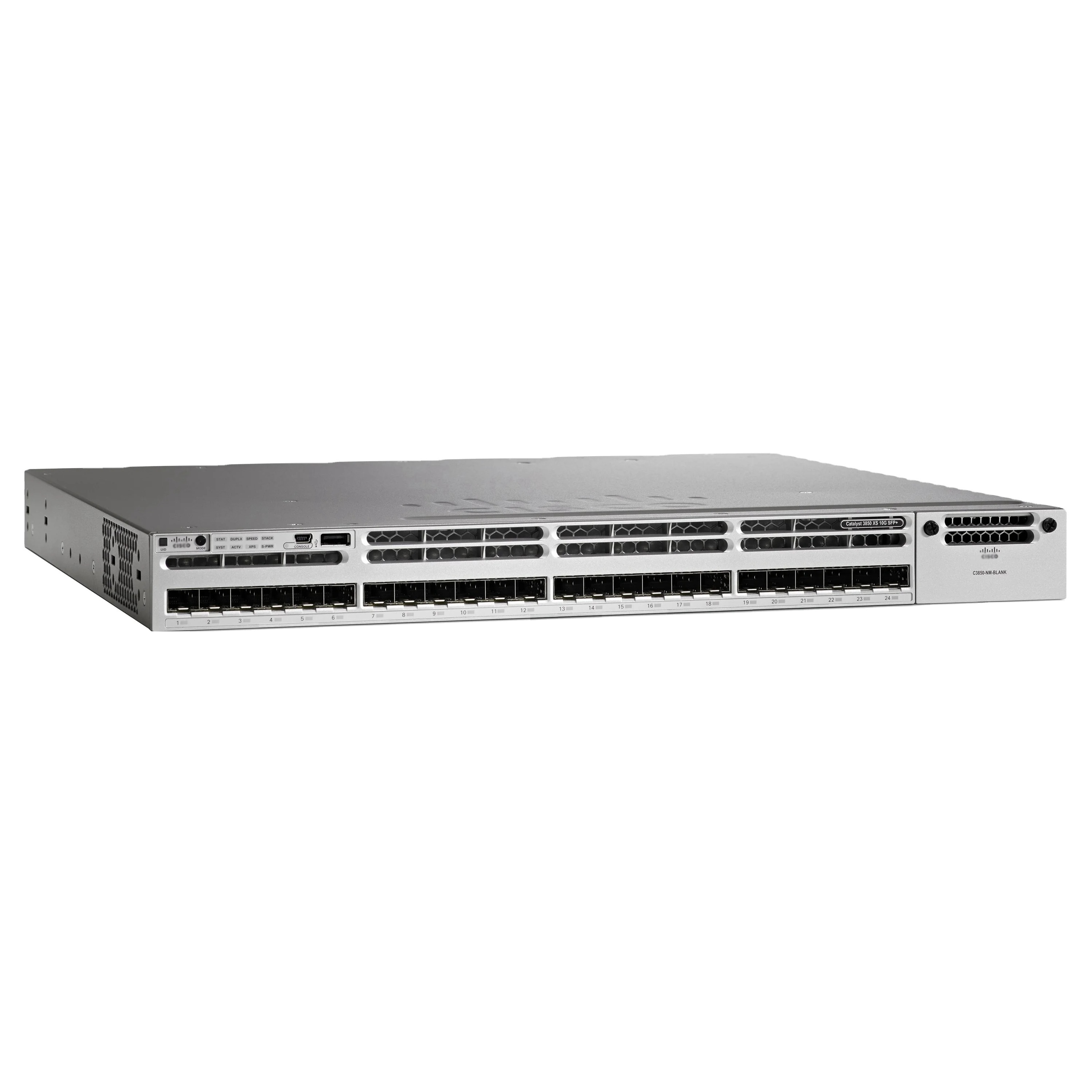 3850 24 Port 10G Fiber Switch IP Services WS-C3850-24XS-E best sell switches brands