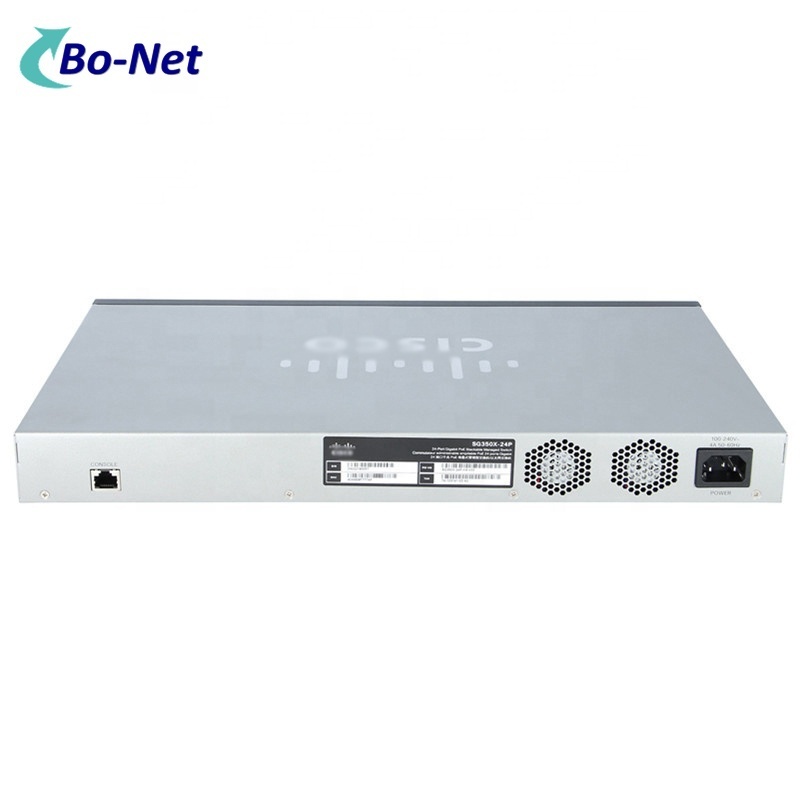 SG350X-24P-K9 Switch SG350X-24P-K9-CN 24 Port Gigabit PoE Stackable Managed Switch With SFP Module GLC-LH-SMD