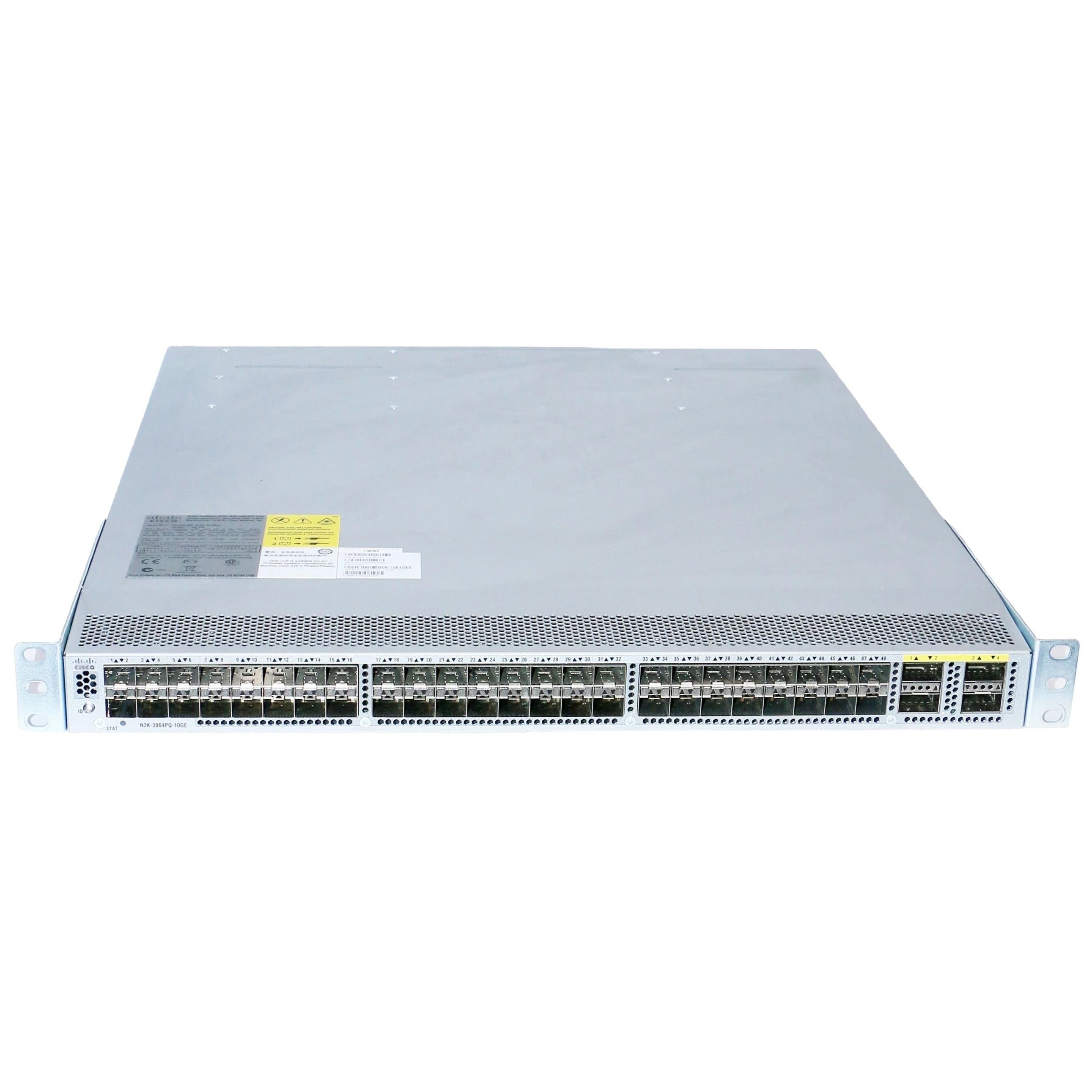 N3K-C3064PQ-10GE Nexus 3064PQ-10GE Switch 48 Ports SFP+ 40G Switch Fiber Switch