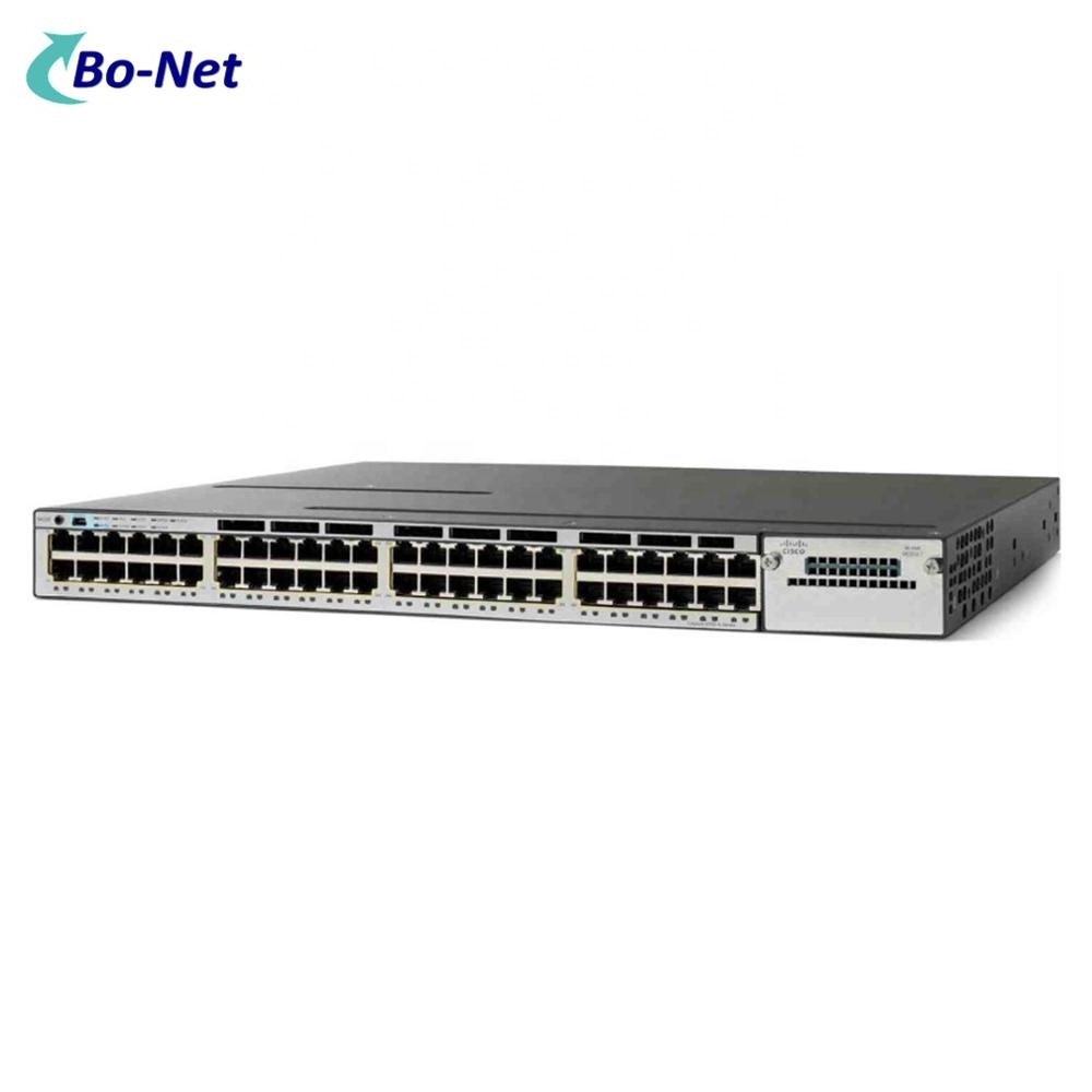 second hand switch WS-C3750X-48PF-L 3750x 48port Gigabit POE Network Switch