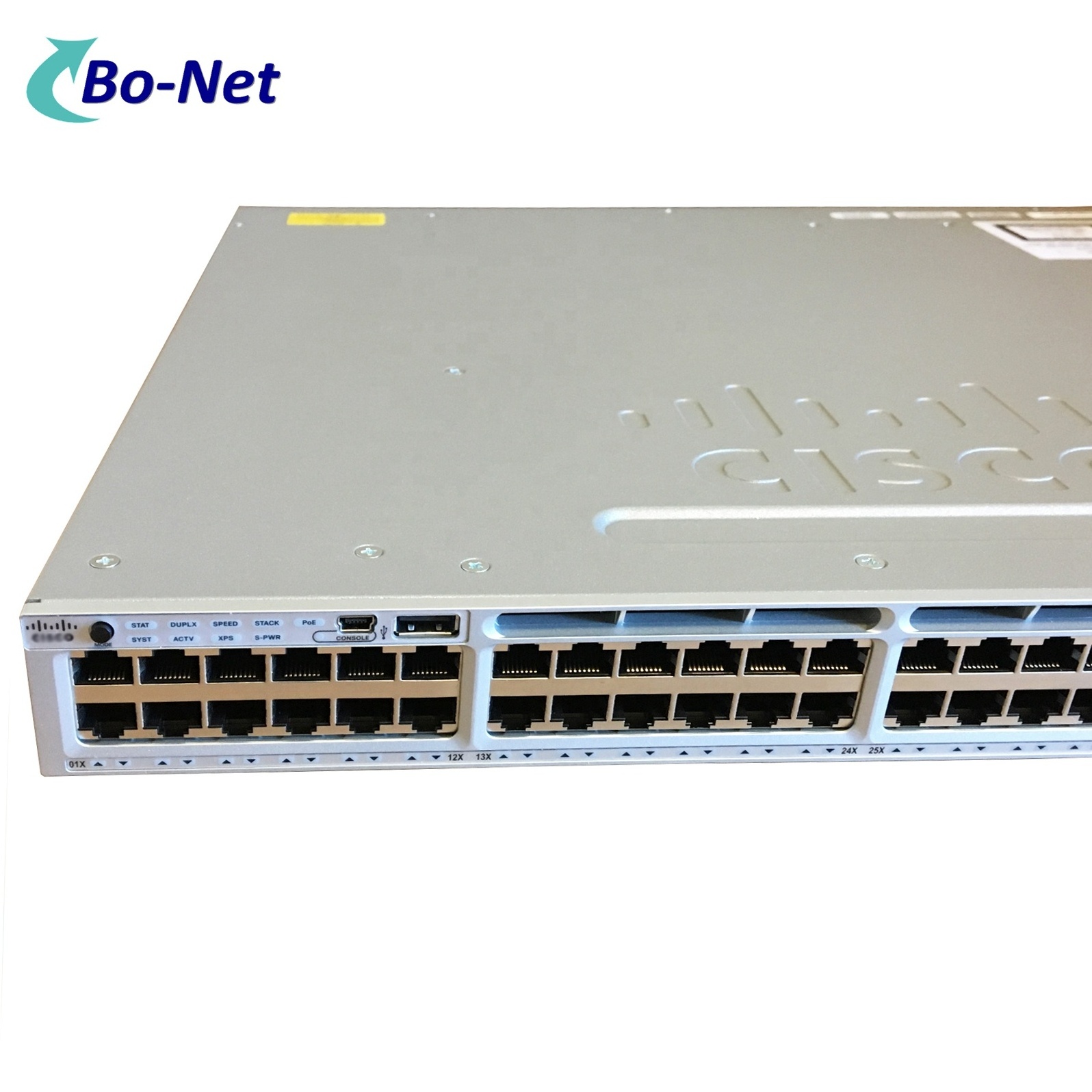 WS-C3850-48P-S 3850 Switch 48 Port Gigabit Ethernet PoE + IP Services Switch 715WAC Power