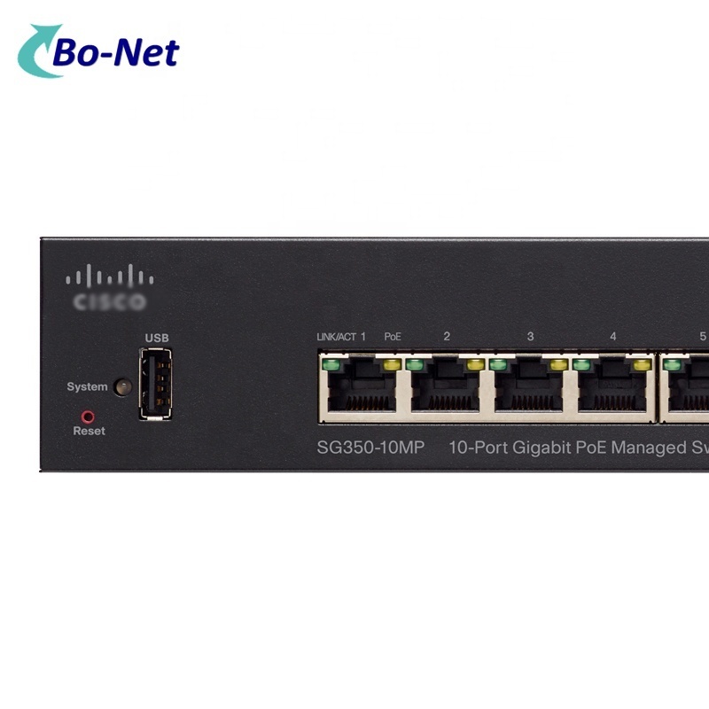 SG350-10MP-K9-CN SG350-10MP 10 Port Gigabit POE Managed Switch