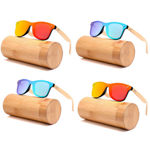 Fashion Bamboo Anti-uv Lentes De Sol Hand Polished China Bamboo Sunglasses 2023