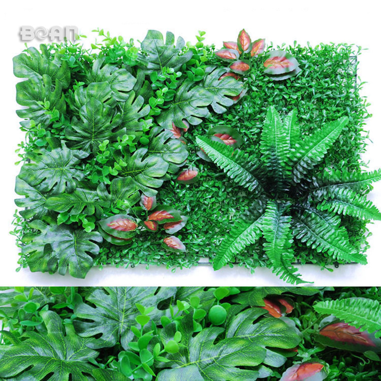 Artificial Grass Wall Greenery Panels Plant Wall Backdrop for Home Restaurant Indoor Decorations