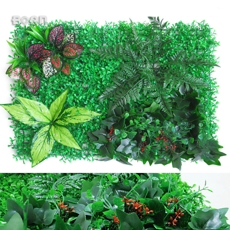 Artificial Grass Wall Greenery Panels Plant Wall Backdrop for Home Restaurant Indoor Decorations