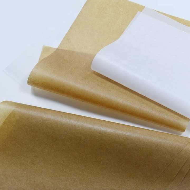 Food grade Greaseproof custom logo printed wax paper parchment paper sheets for baking Food Wrapping Paper