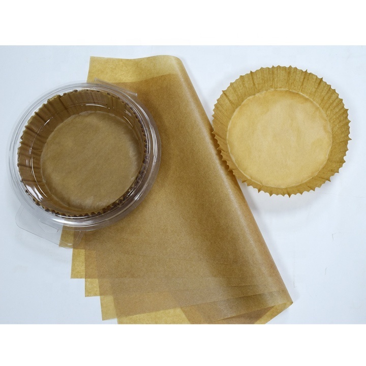 Custom printed Greaseproof parchment paper sheets for baking Butter wax Packaging Food Wrapping Baking Paper