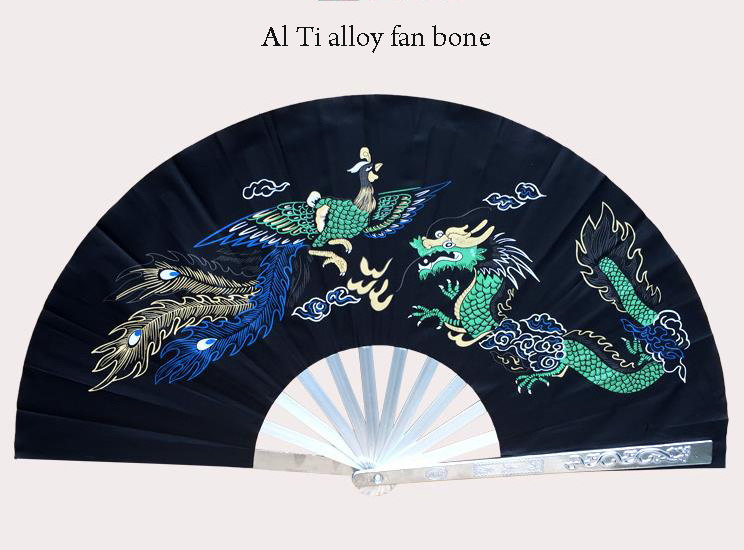 Tai Chi Fan Large Fan High Quality Kung Fu Wu Shu Martial Arts Tai Chi Plastic Bone Big Large Hand Fan