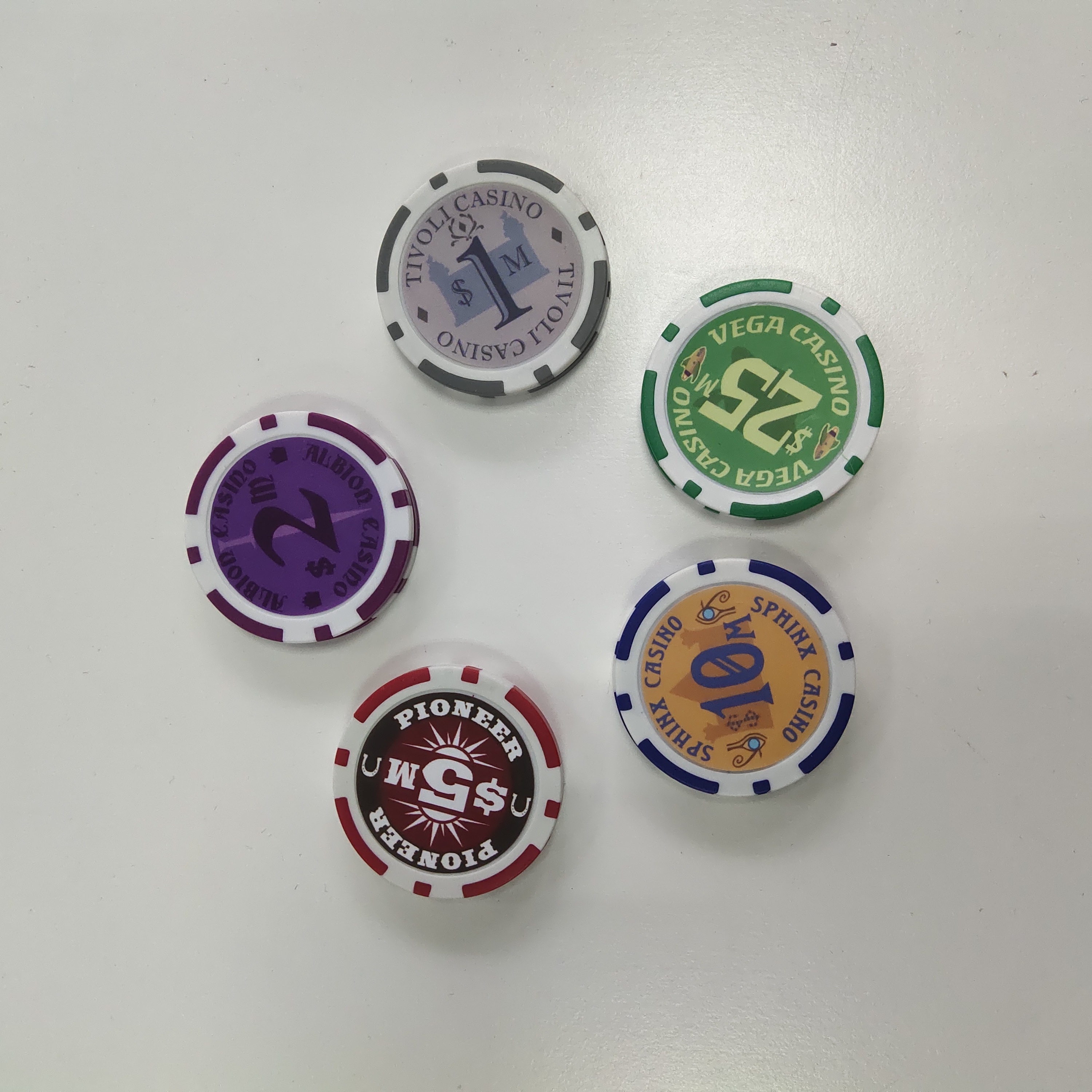 China factory wholesale poker chip set poker 500 poker chips casino for sale