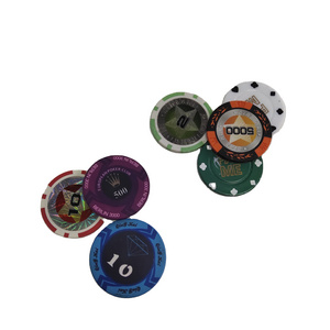 China factory manufactured bulk custom blank poker chips customized logo chips for casino