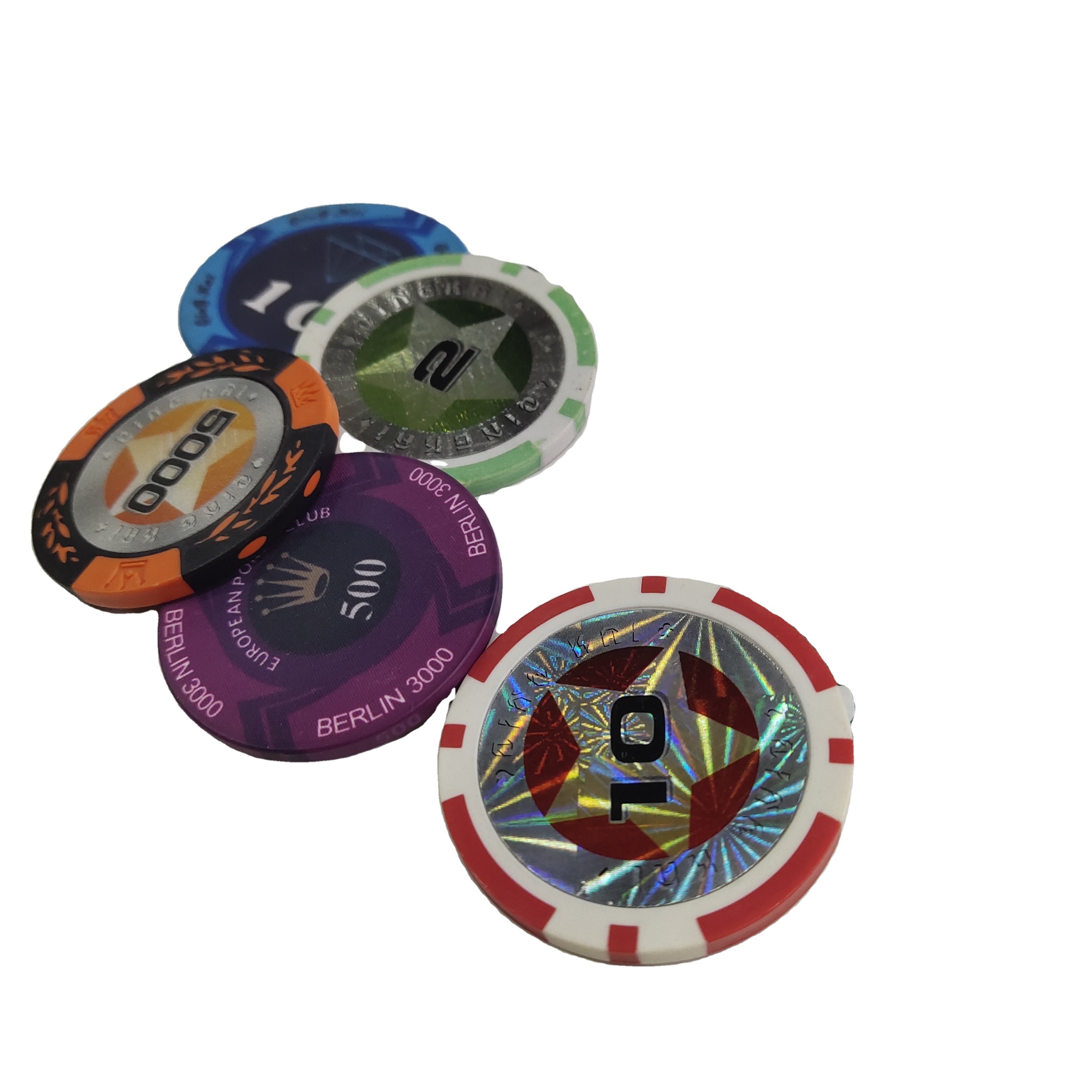 Custom poker chips 14g ceramic chips clay chips