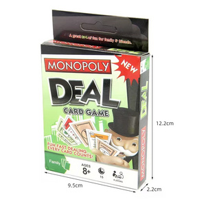 Custom Popular Monopoli Deal Card Game wholesale Card Game for fun