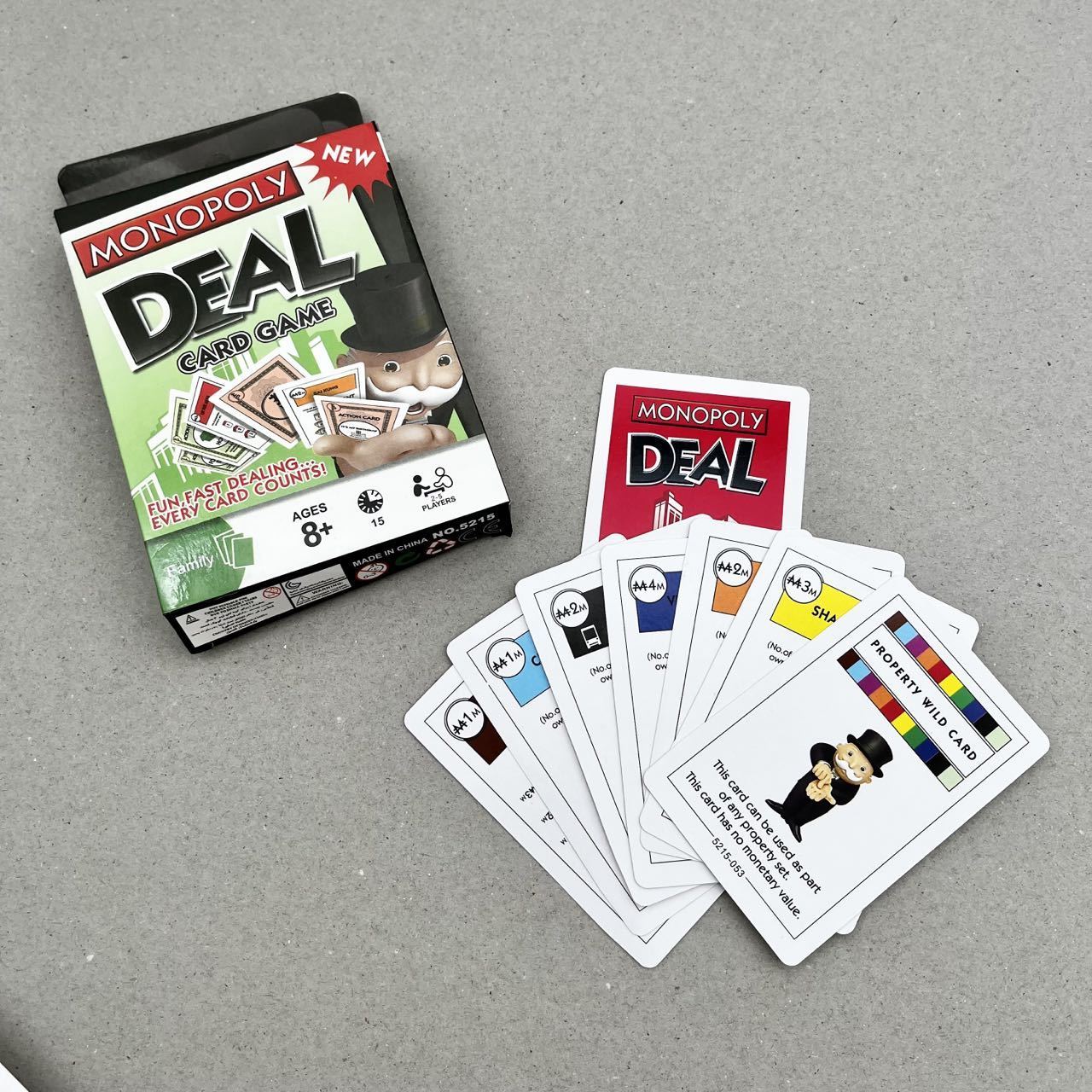 New Product Deal Card Game 108 cards Popular Monopoli Card Game for fun