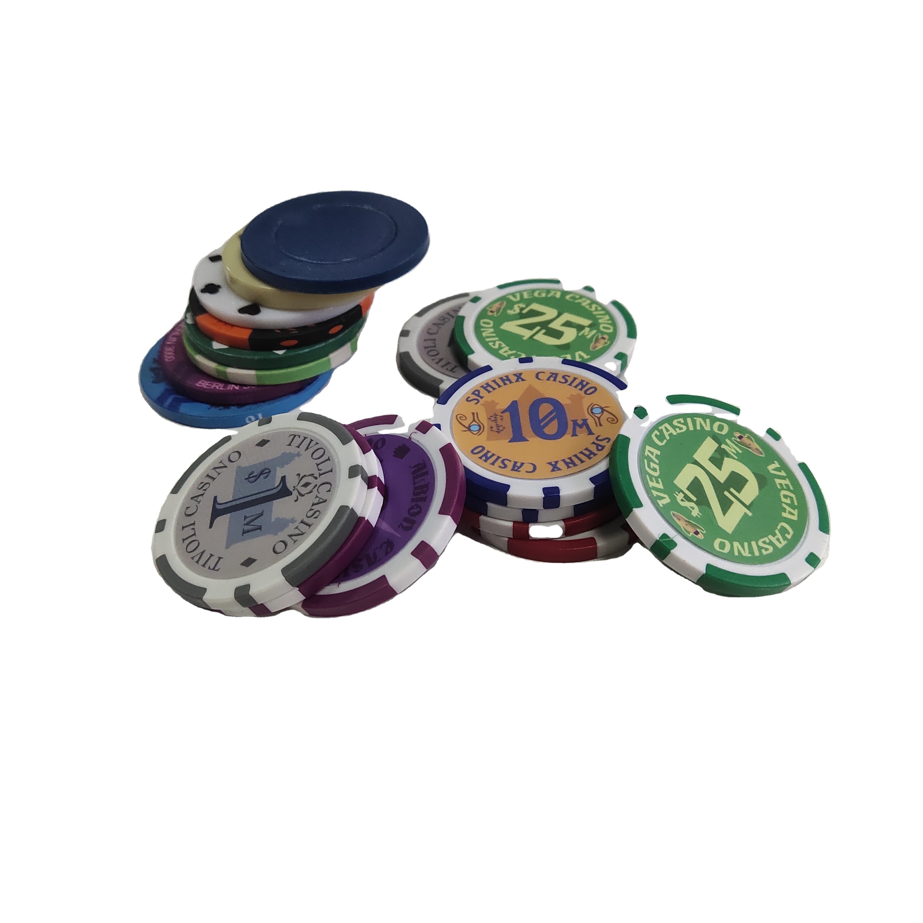 Custom poker chips 14g ceramic chips clay chips