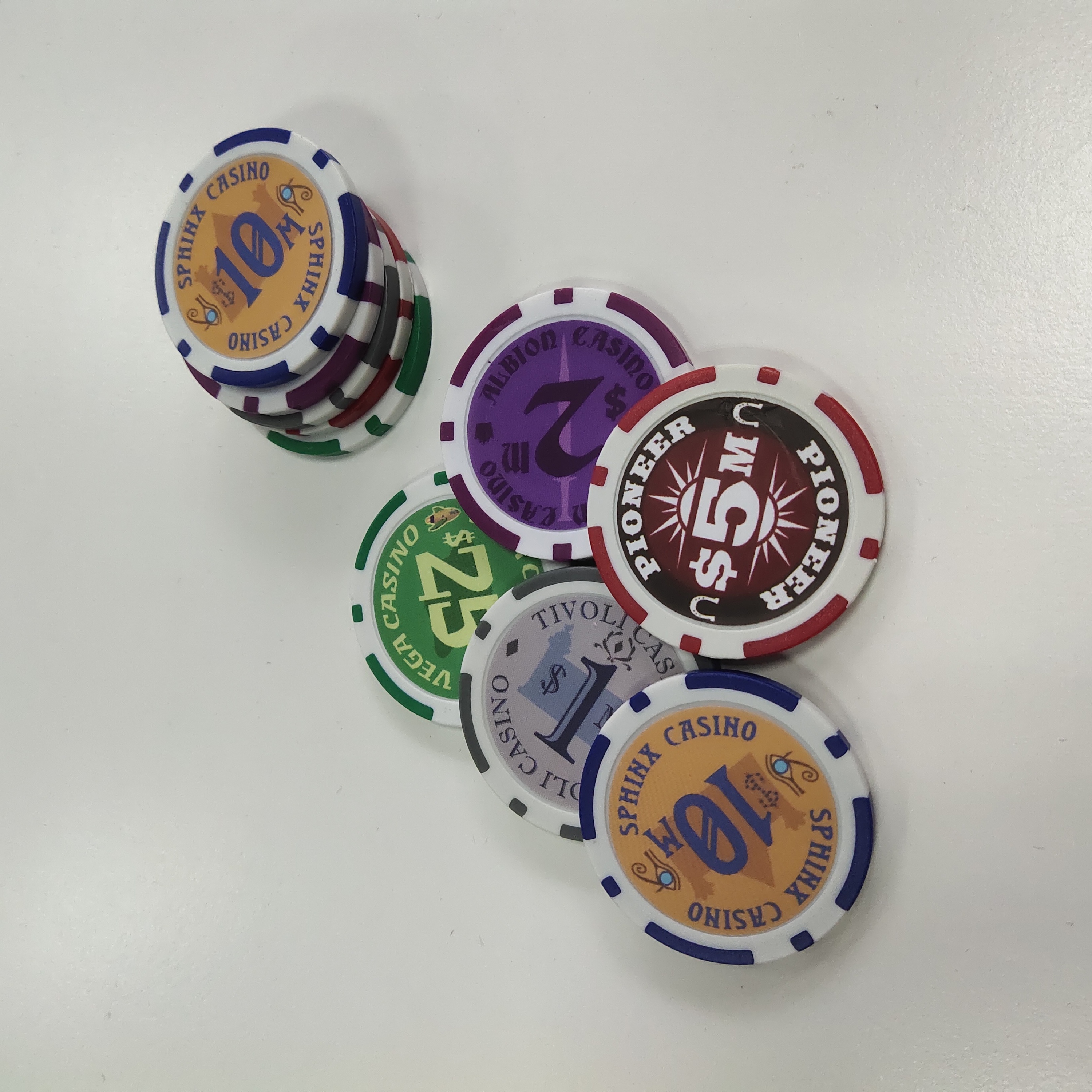 China factory wholesale poker chip set poker 500 poker chips casino for sale