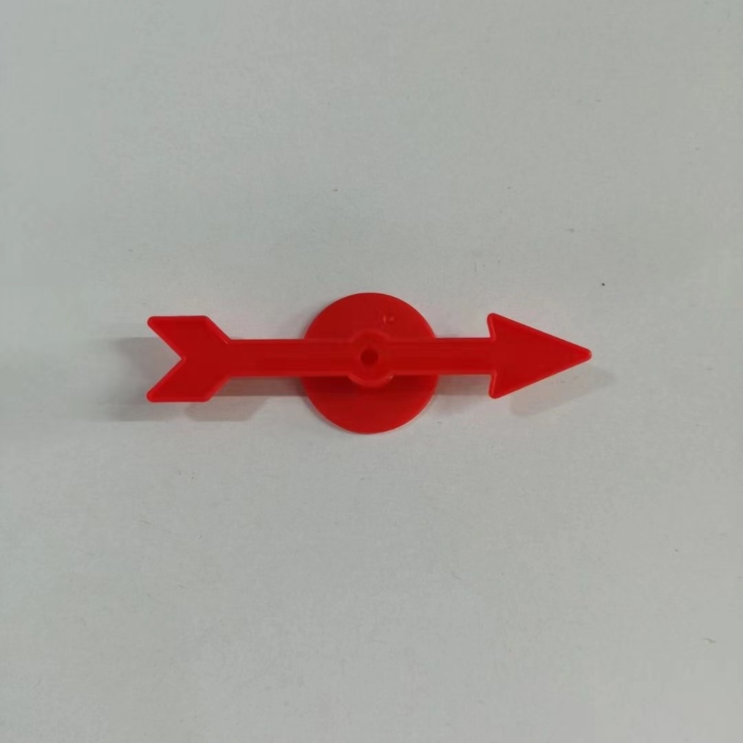 Plastic spinner for games wholesale 72mm 45mm plastic arrow and base for game