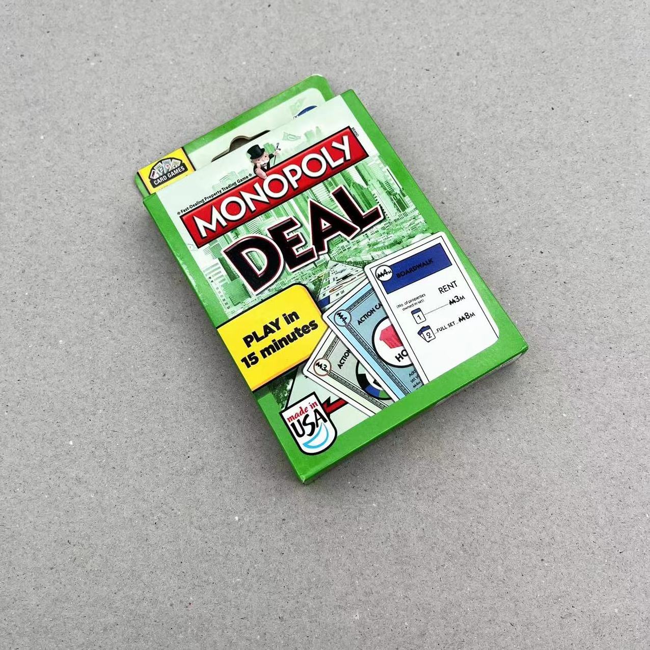 Custom Popular Monopoli Deal Card Game wholesale Card Game for fun