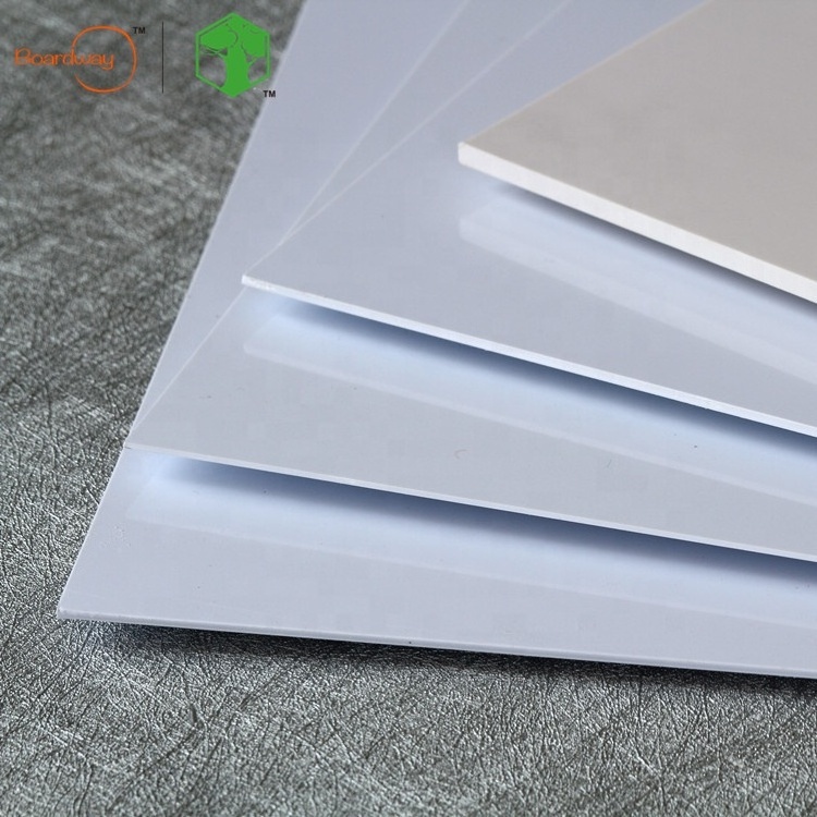 UV Stable Glossy Matte White/Colored 1mm Rigid Plastic PVC Sheets