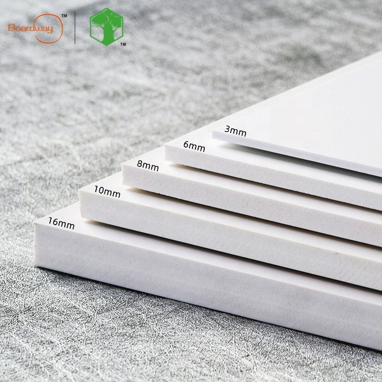 High Strength 10mm 15mm 19mm PVC Foam Board Rigid Plastic PVC Foam Core Panels