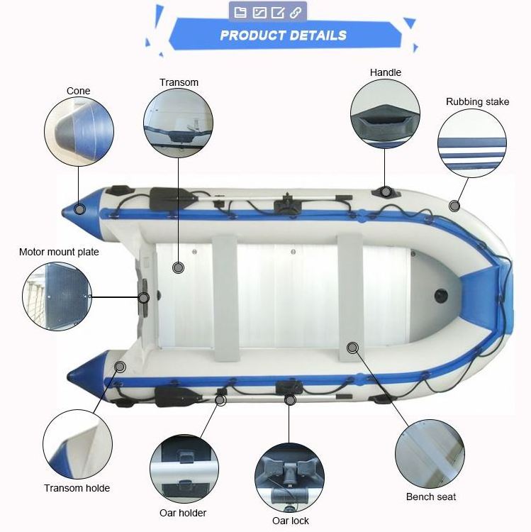 Customized 7 meter Inflatable Boat Round Inflatable Boat High End Inflatable Boat With Accessories