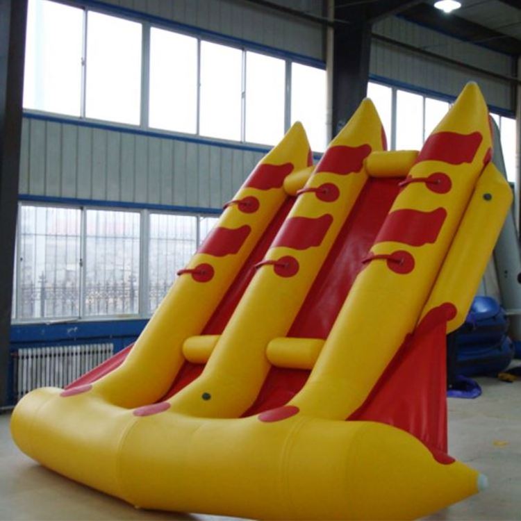 best price inflatable commercial water park toys inflatable banana boat floating toy