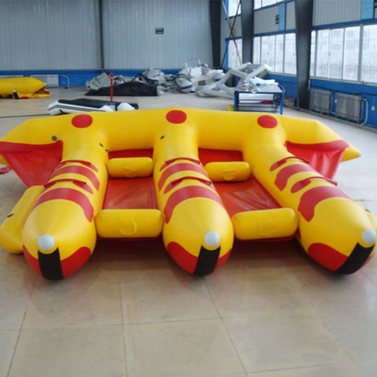 best price inflatable commercial water park toys inflatable banana boat floating toy