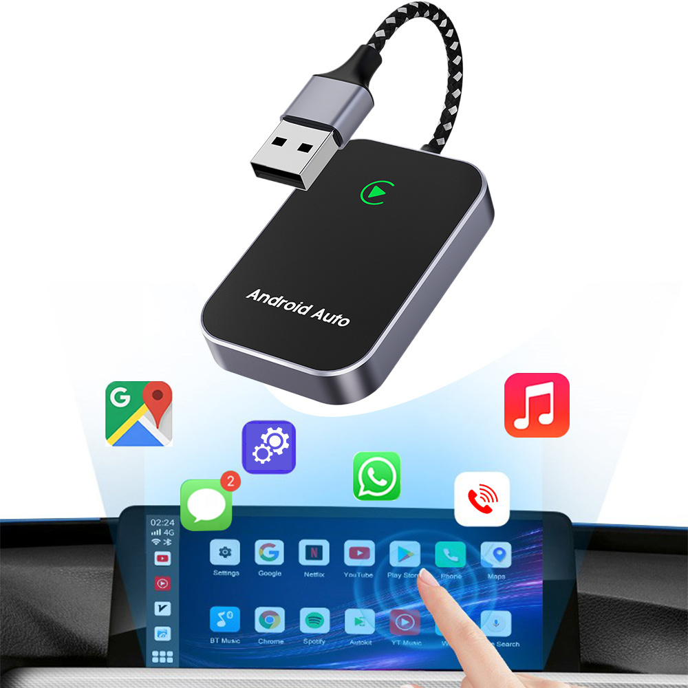 Boyi Wireless Auto Adapter Car Play Android Player Box Wired To Wireless Android Auto Carplay Dongle For Oem Android Auto Ai Box