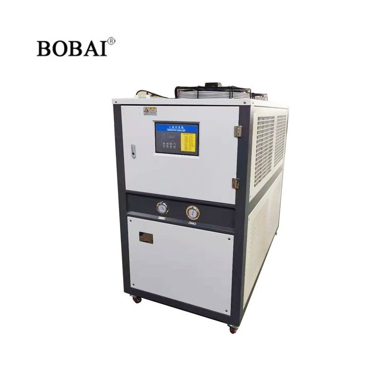 Bobai High Efficiency 3kw Large Capacity Air Cooled Scroll Chiller For Injection Molding Machine