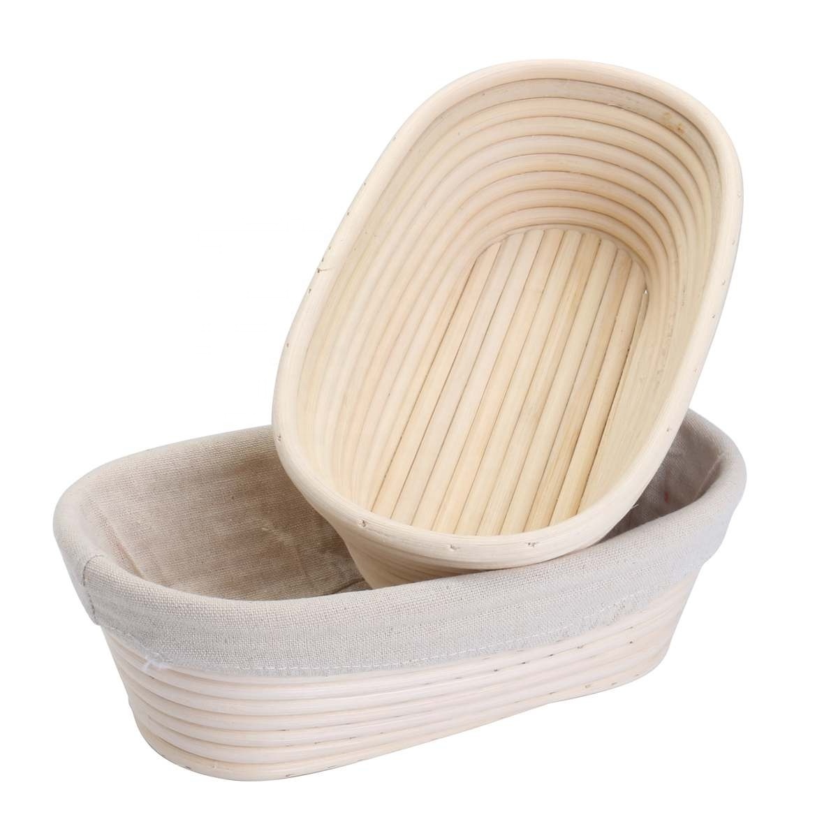 Bobai Haosen Oval Natural Rattan Bread Proofing Basket banneton basket